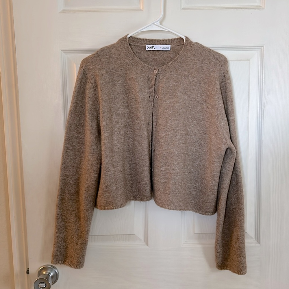 Zara cropped cardigan